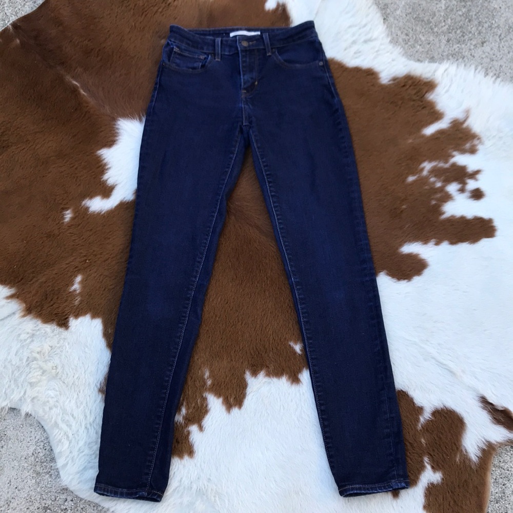 LEVIS 721 high rise skinny jeans